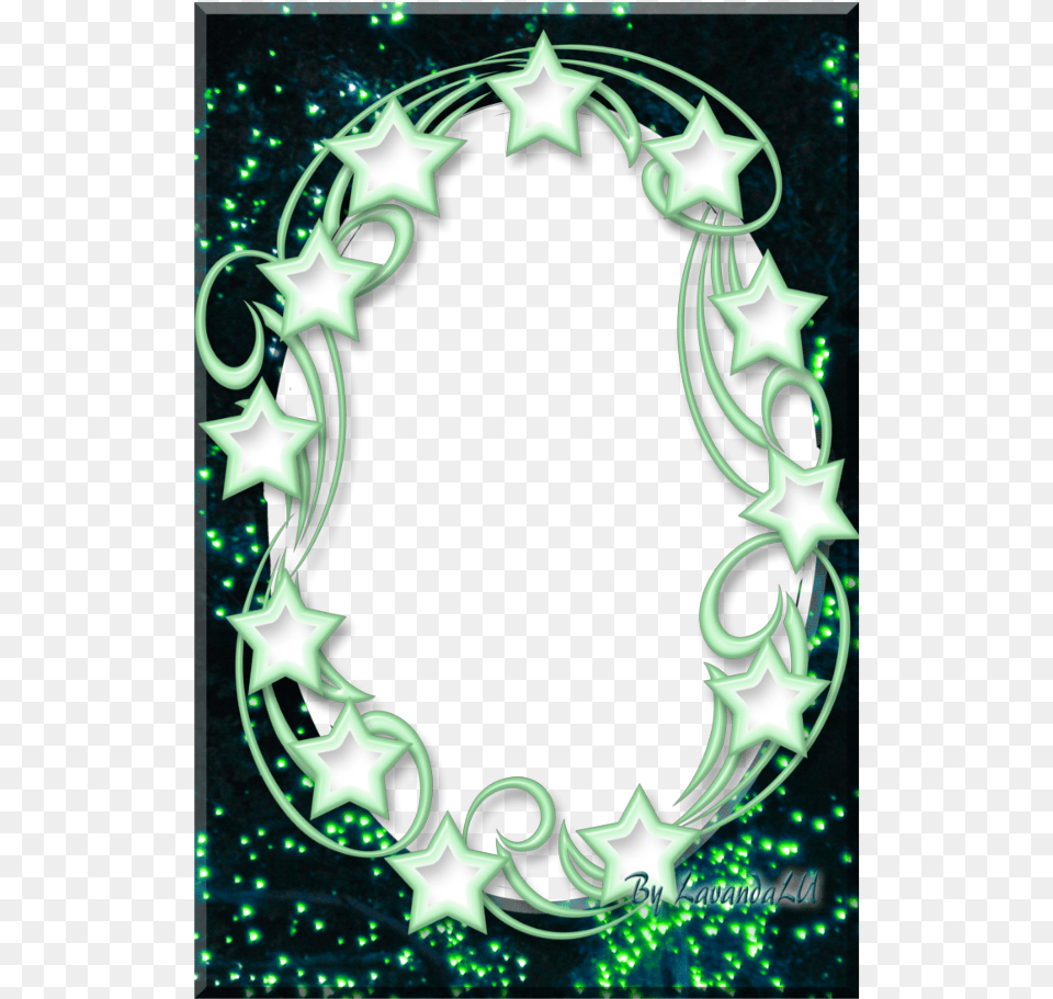 Mq Green Glitter Stars Glow Frames Border Borders Portable Network Graphics, Accessories, Pattern Png