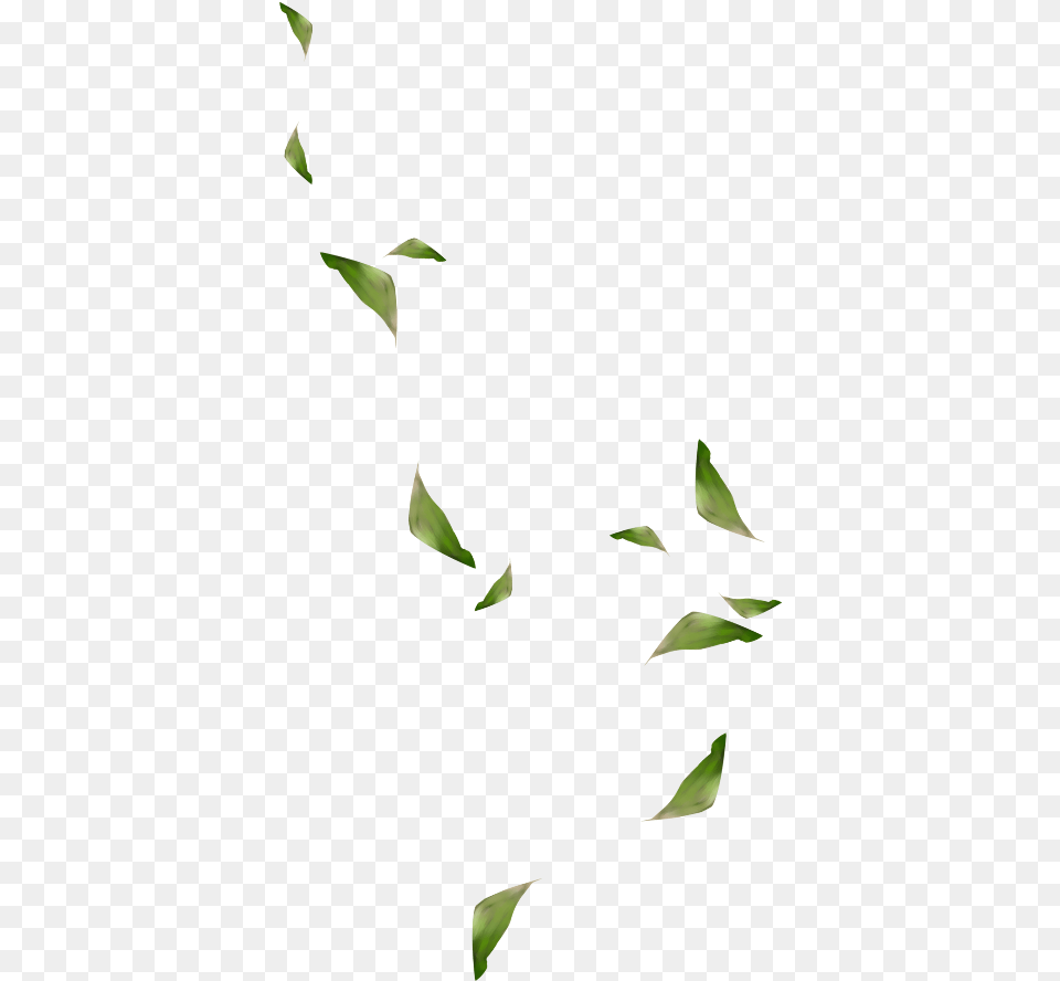 Mq Green Leaf Leaves Falling Decoration Background Illustration, Plant, Flower, Petal, Art Free Png