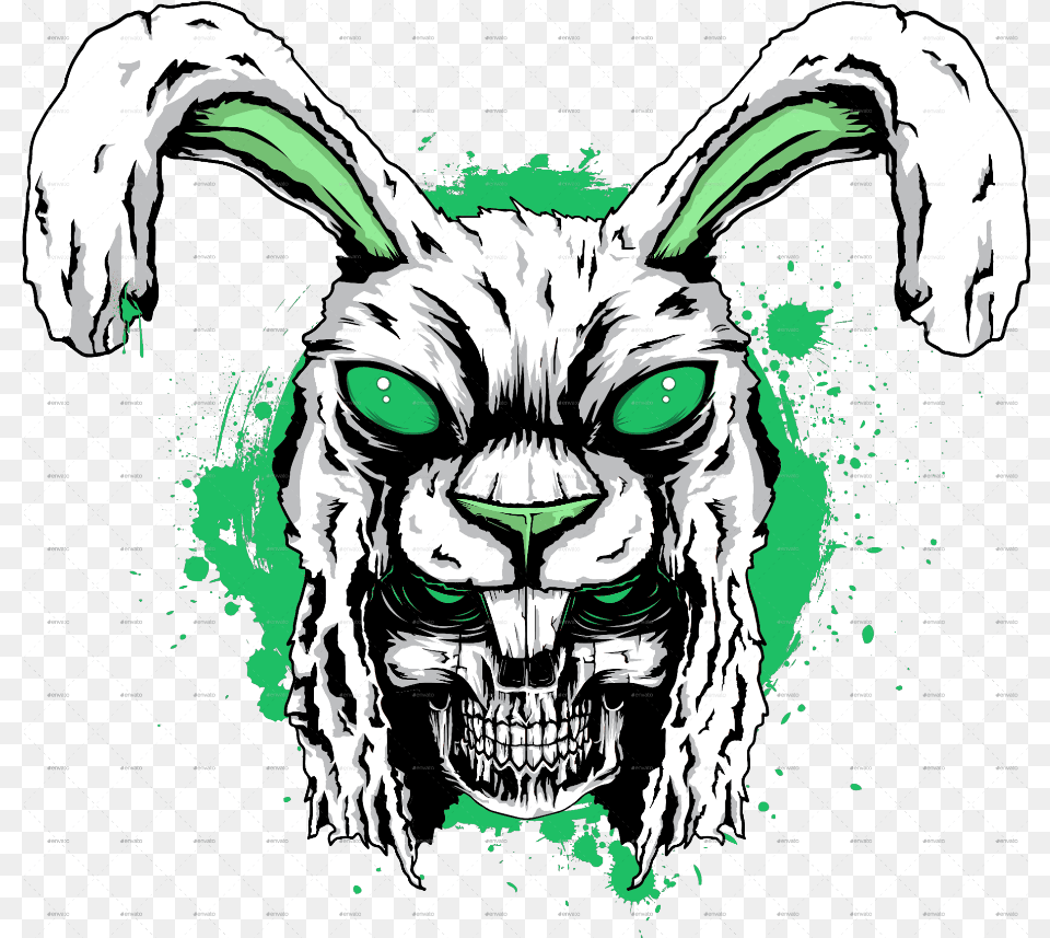 Mq Green Zombie Zombies Skull Skulls T Shirt Graffiti Designs, Art, Adult, Female, Person Png Image