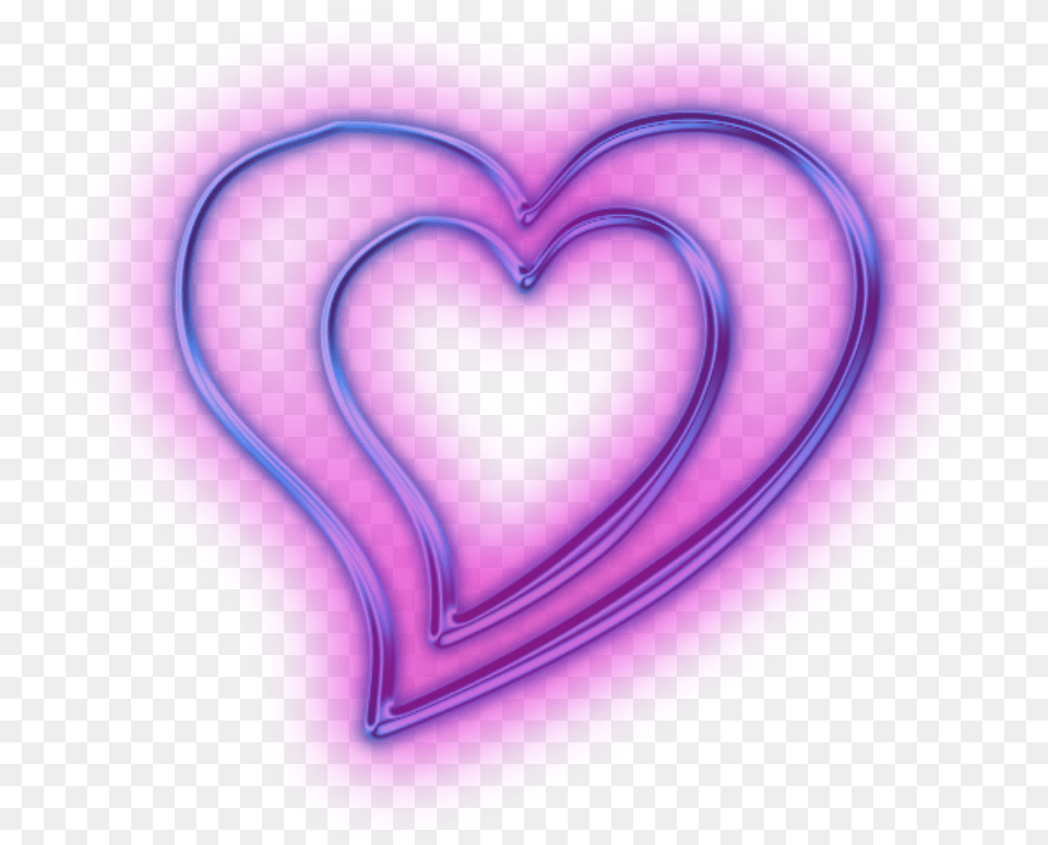 Mq Heart Purple Hearts Neon Heart Clipart, Light, Disk Png