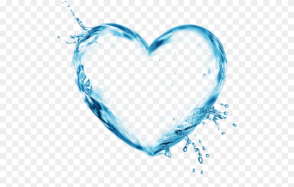 Mq Hearts Heart Love Water Waters Splash Love Water Picsart, Ice Free Png