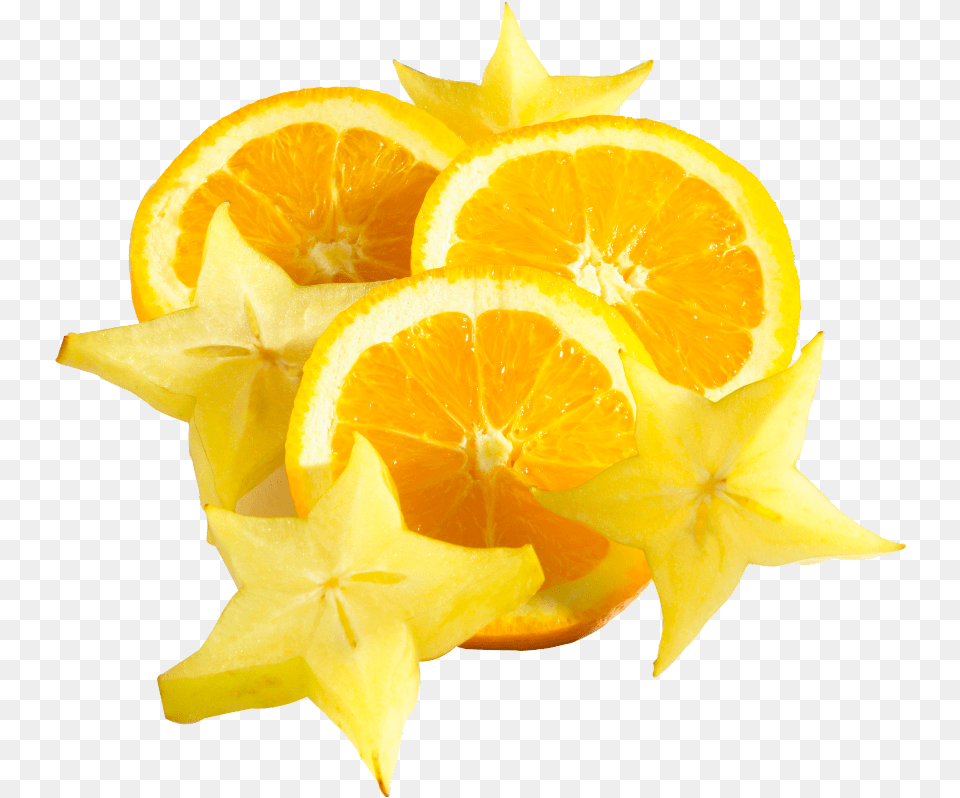 Mq Orange Slice Sliced Starfruit Yellow Starfruit, Citrus Fruit, Food, Fruit, Lemon Free Png Download