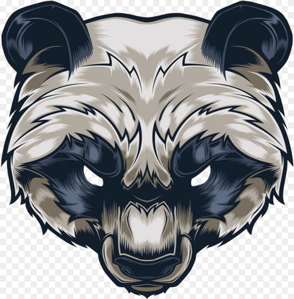 Mq Panda Angry Animal Animals Face, Person, Snout Png