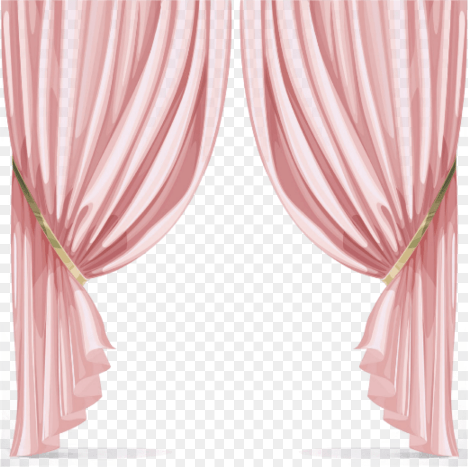 Mq Pink Window Curtains Pink Curtain Transparent Background, Texture Png