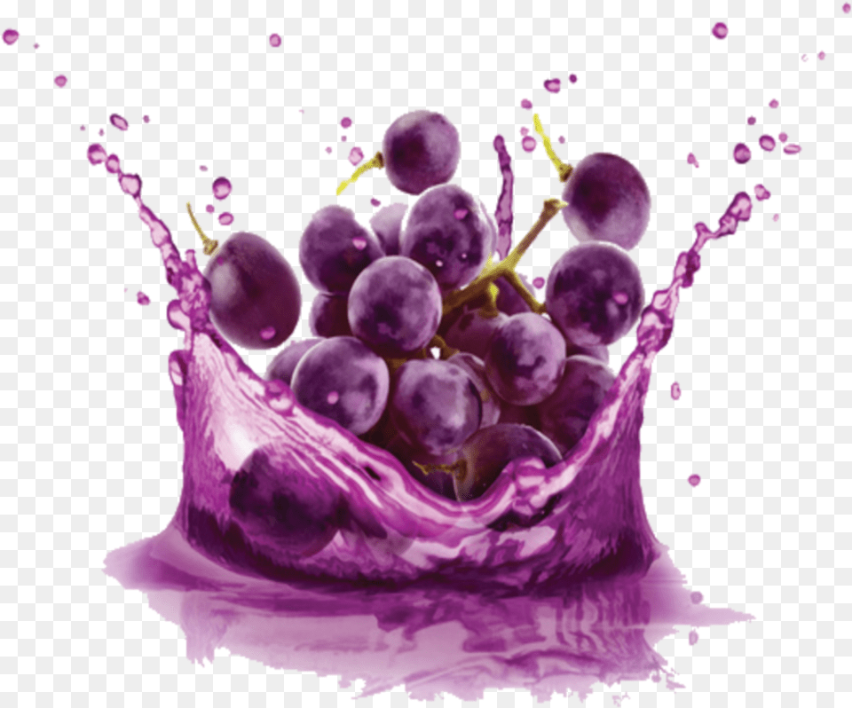 Mq Purple Fruits Splash Grapes Grape Juice, Food, Fruit, Plant, Produce Png Image