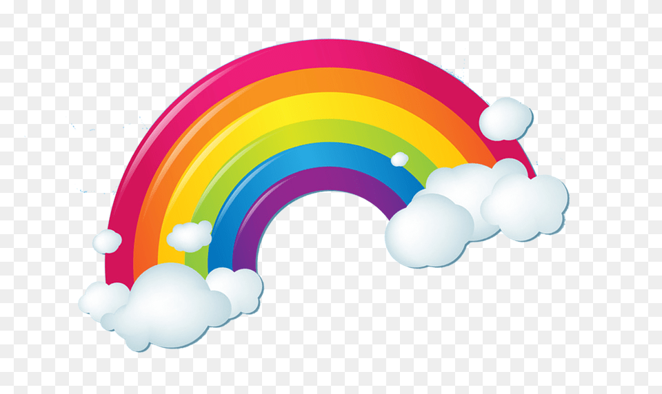 Mq Rainbow Rainbows Cartoon Clouds Cloud Cloud And Rainbow, Art, Graphics, Nature, Outdoors Png Image