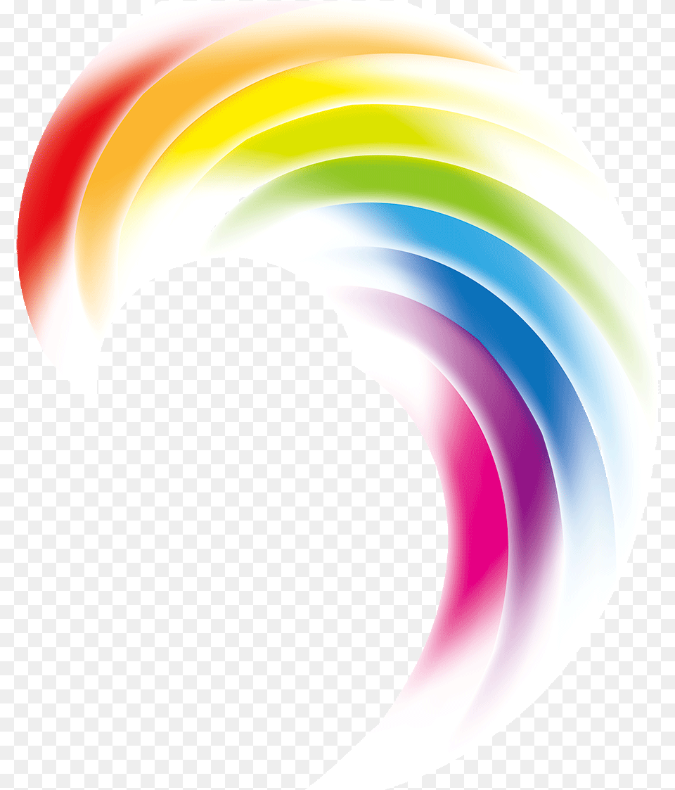 Mq Rainbow Swirls Swirl Color Colorful Circle, Art, Graphics, Nature, Night Png Image