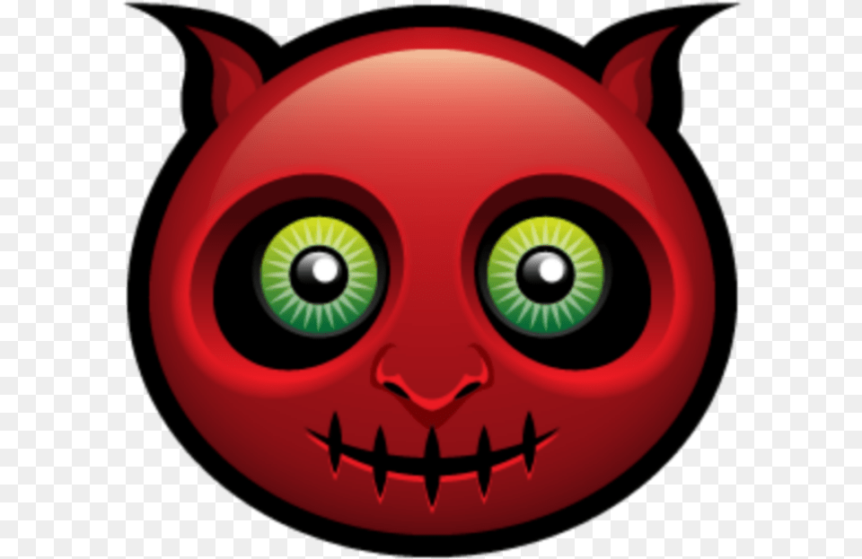 Mq Red Demon Devil Emoji Emojis Halloween Avatars, Disk Free Transparent Png