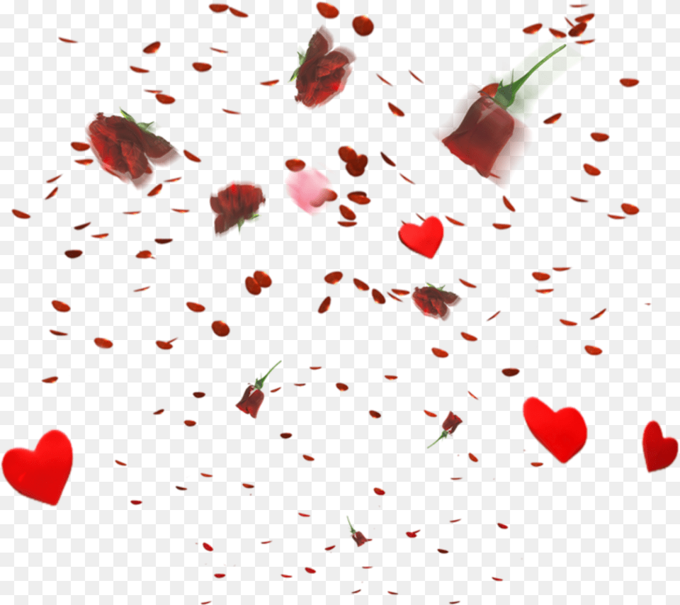 Mq Roses Floating Heart Hearts Red Grey39s Anatomy And Riverdale, Flower, Petal, Plant, Paper Free Png Download