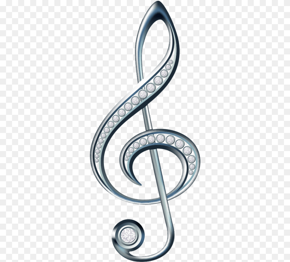 Mq Silver Music Notes Note Treble Clef Staff, Accessories, Earring, Jewelry, Platinum Free Transparent Png