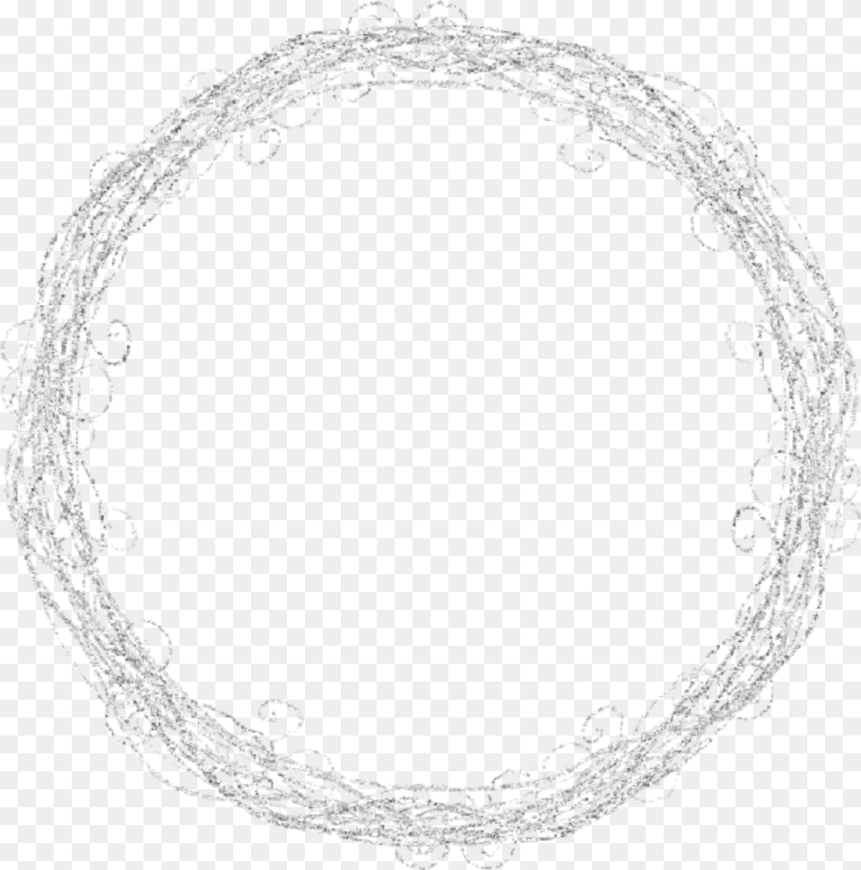 Mq Silver Round Frame Frames Border Borders Transparent Silver Circle Border, Accessories, Bracelet, Jewelry, Necklace Free Png Download