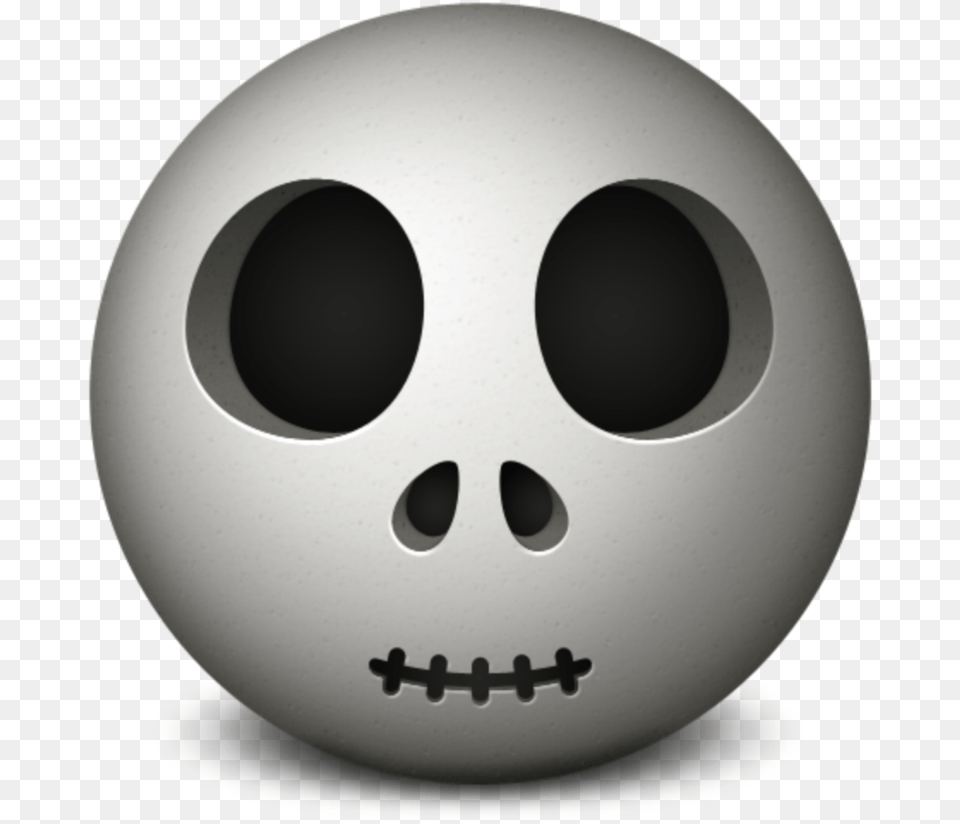 Mq Skull Halloween Emoji Emojis Icon Full Size Icon, Sphere, Bowling, Leisure Activities, Computer Hardware Free Transparent Png