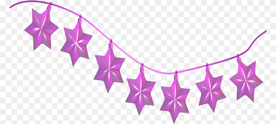 Mq Star Stars Pink Hanging Hanging Gold Star, Purple, Accessories Free Png Download