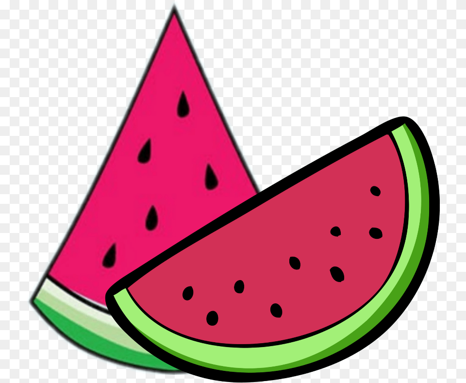 Mq Watermelon Melon Slice Summer Clipart Watermelon Clipart, Food, Fruit, Plant, Produce Free Png Download