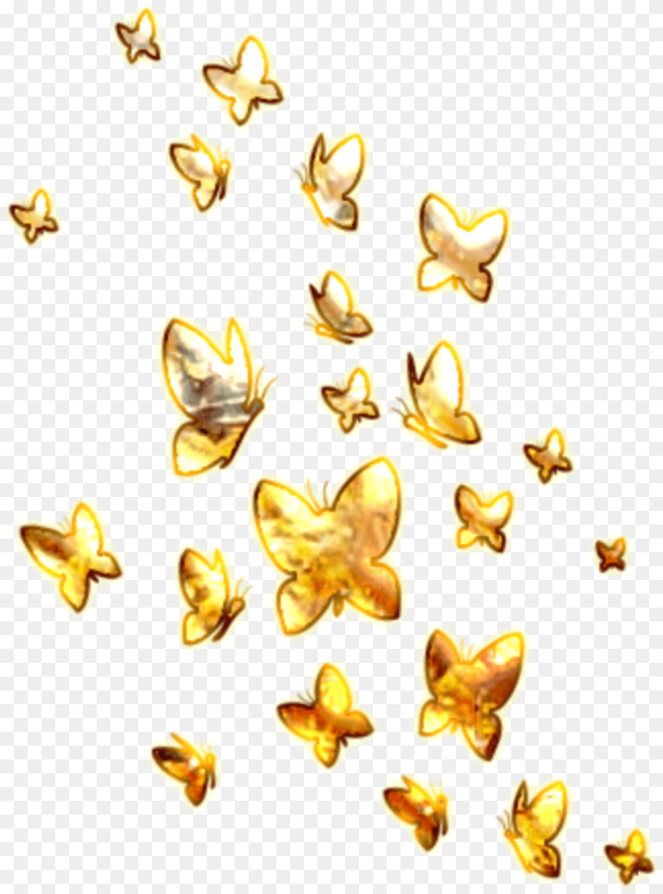 Mq Yellow Gold Butterfly Butterflys Flying Golden Butterfly, Food, Mammal, Animal, Cat Png Image