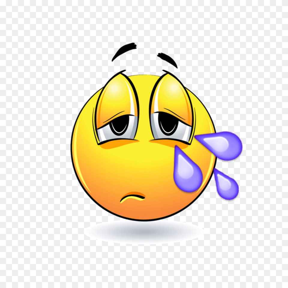 Mq Yellow Tears Sad Emojis Emoji, Face, Head, Person, Juggling Free Png