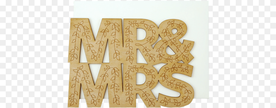 Mr Amp Mrs Thick Wood Card Plywood, Text, Handwriting Free Transparent Png