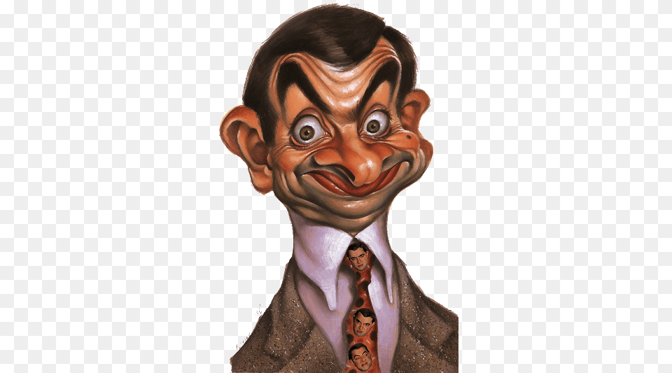 Mr Bean, Accessories, Tie, Portrait, Face Free Transparent Png