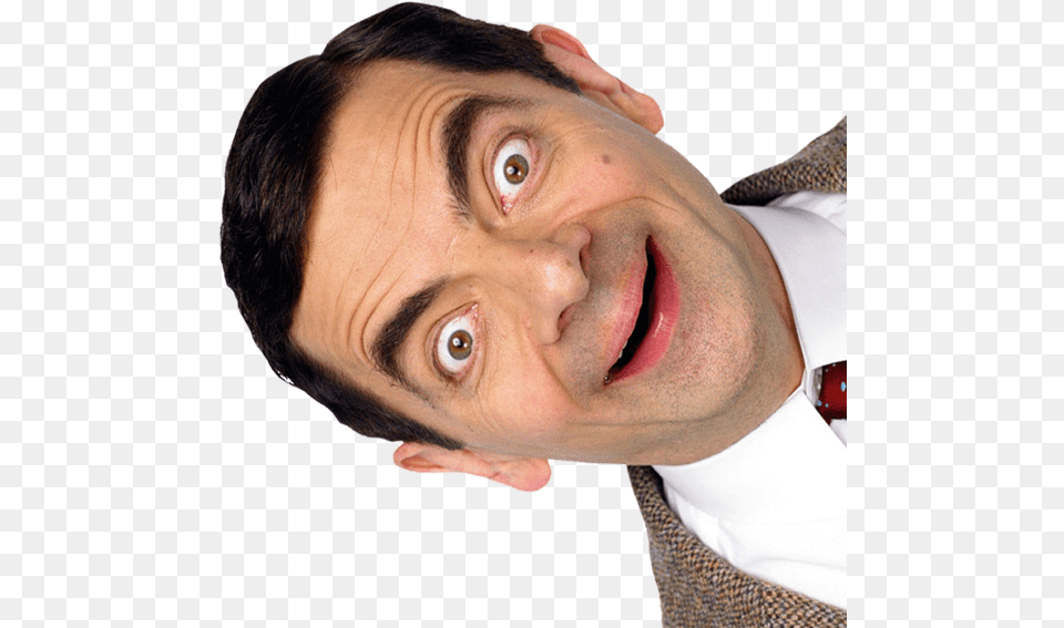 Mr Bean, Head, Adult, Face, Portrait Free Png