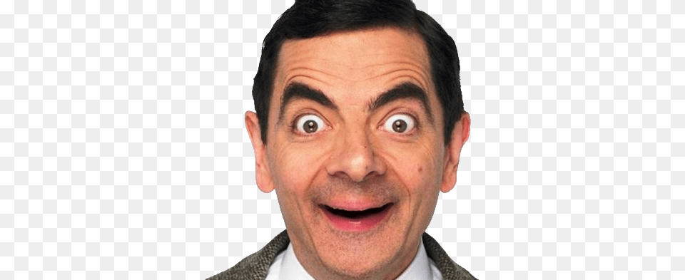 Mr Bean, Surprised, Face, Head, Portrait Png
