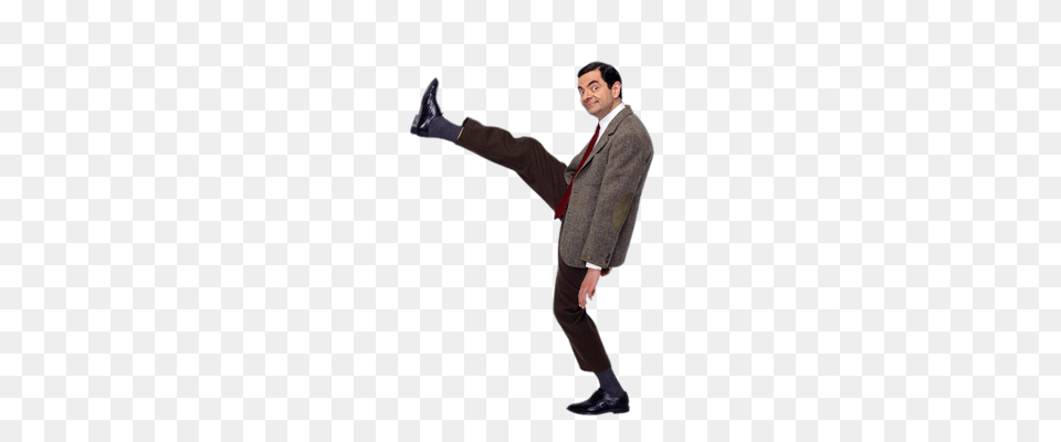 Mr Bean Huge Step Transparent, Jacket, Shoe, Footwear, Coat Png Image