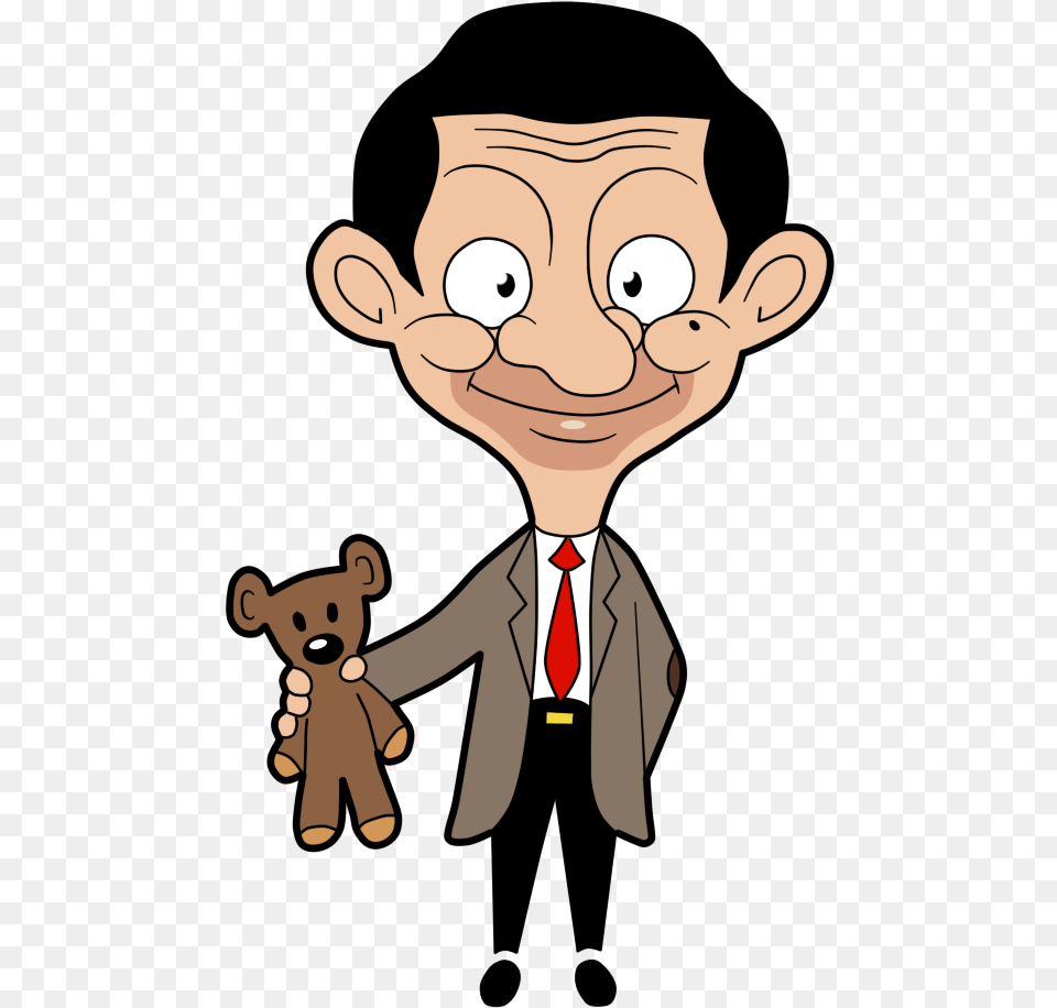 Mr Bean Mr Bean Cartoon, Animal, Bear, Mammal, Wildlife Png