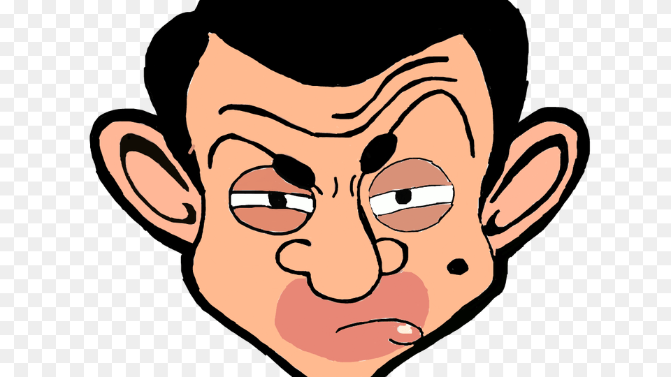 Mr Bean Mrbean Bored, Person, Face, Head, Art Png Image