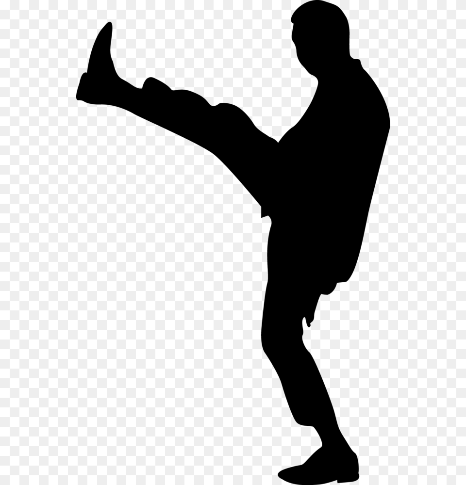 Mr Bean Silhouette, Gray Png