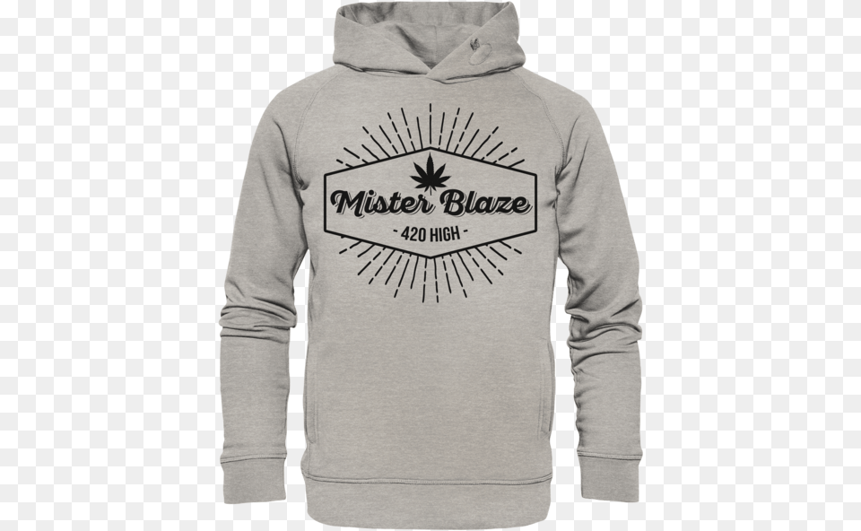 Mr Blaze Classic 420 High Organic Hooded Sweat Sweatshirt, Clothing, Hoodie, Knitwear, Sweater Free Transparent Png