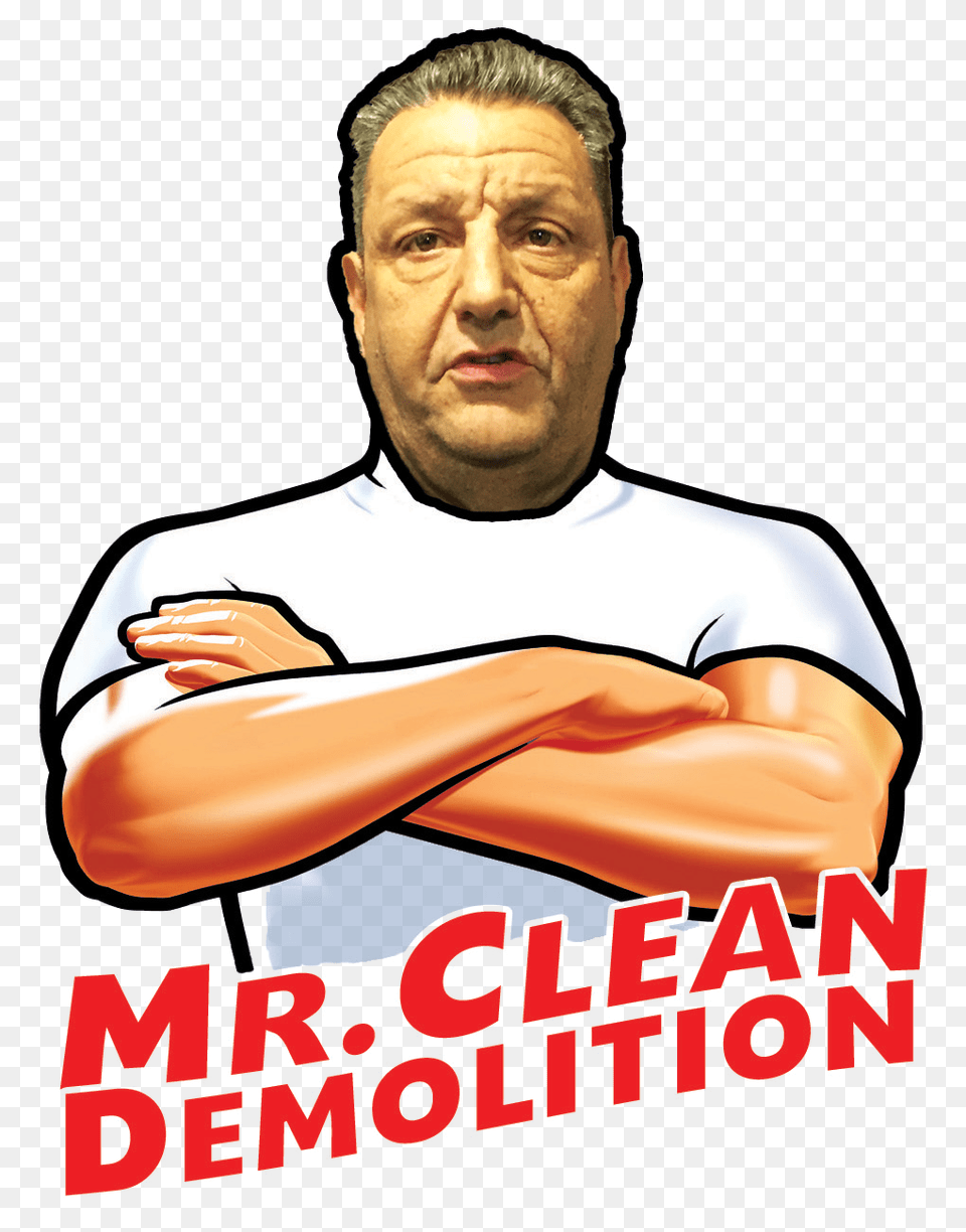 Mr Clean Demolition Philadelphia Pa, Adult, Person, Man, Male Png Image
