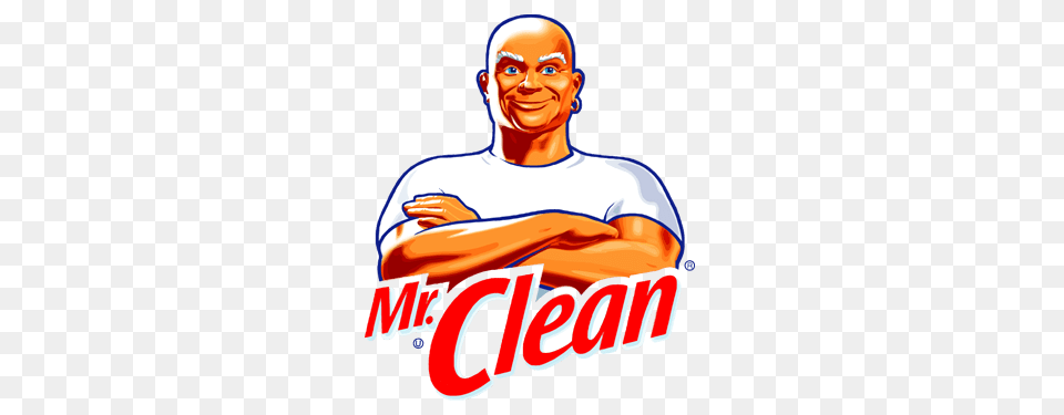 Mr Clean Logo, T-shirt, Person, Clothing, People Free Transparent Png