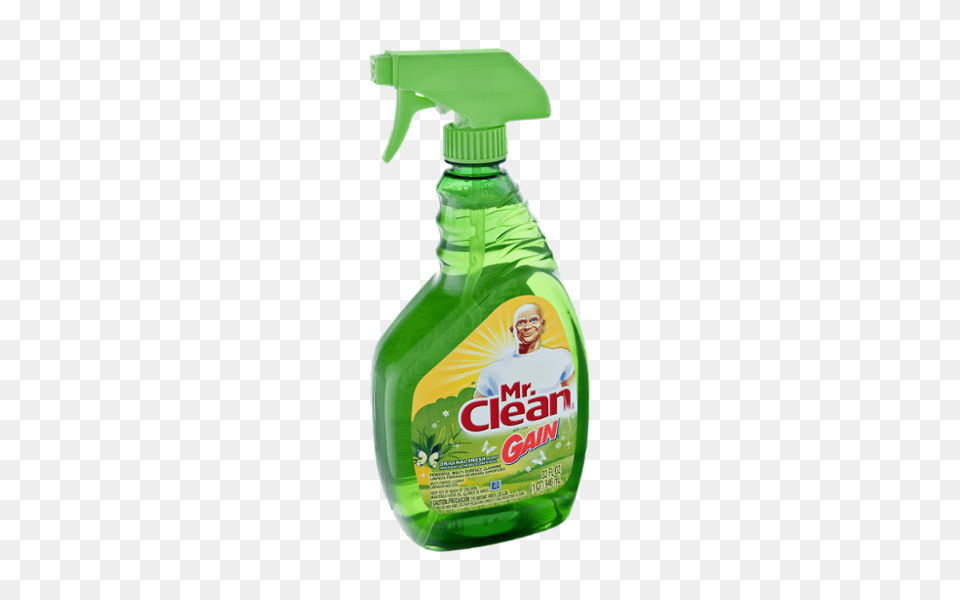 Mr Clean With Gain Original Fresh Scent Multi Surface Cleaner, Tin, Can, Spray Can, Person Free Png Download