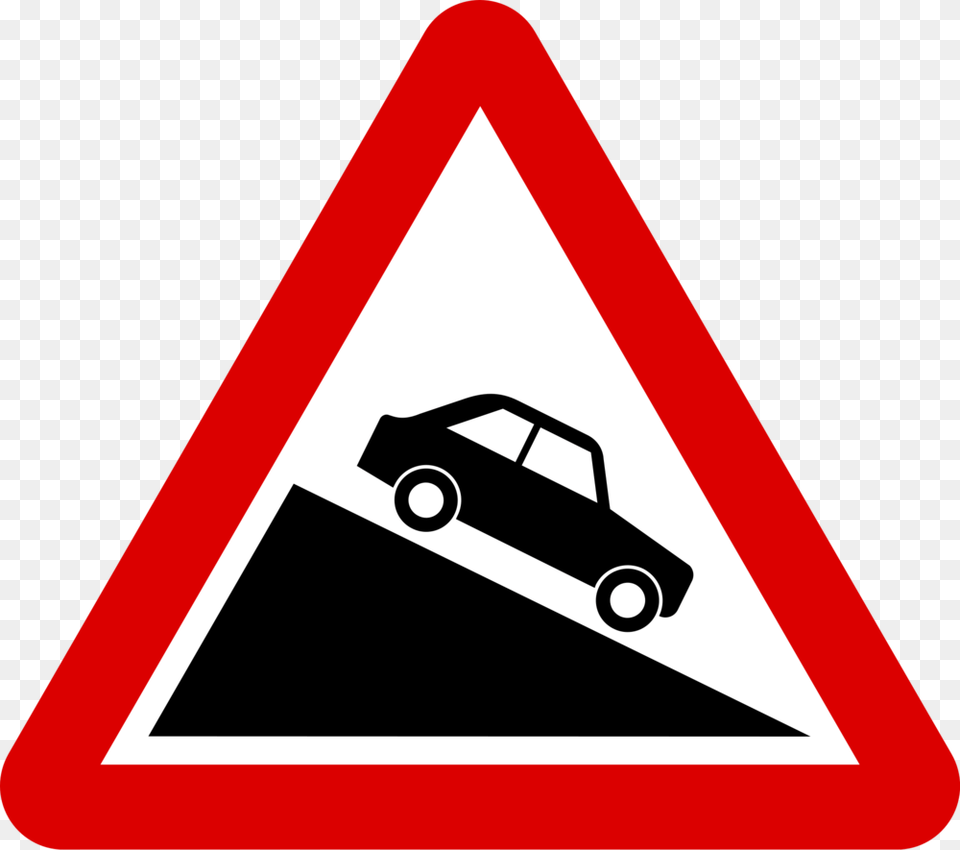 Mr Clipart Fortuner Steep Hill Road Signs, Sign, Symbol, Road Sign Free Transparent Png