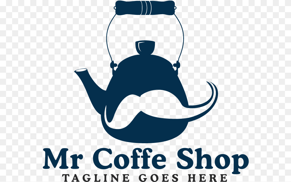 Mr Coffee Shop Logo Design, Cookware, Pot, Pottery, Person Free Transparent Png
