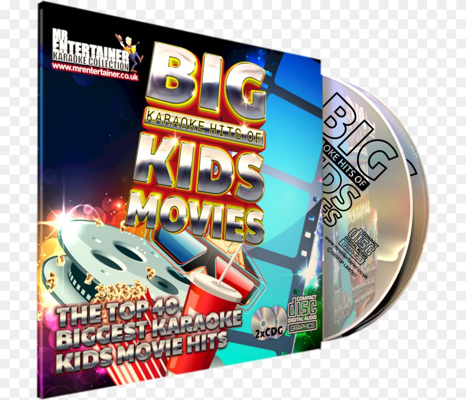 Mr Entertainer Mr Entertainer Big Karaoke Hits Of Kids Movies, Disk, Dvd, Person, Advertisement Png Image