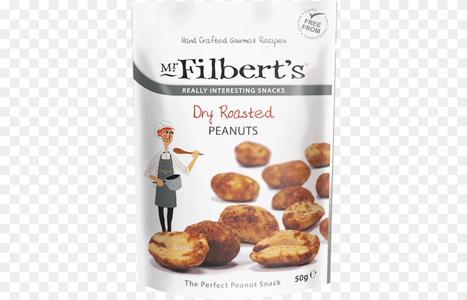 Mr Filbert S Dry Roasted Peanuts 50gdata Rimg Mr Filberts Nuts, Adult, Female, Person, Woman Png