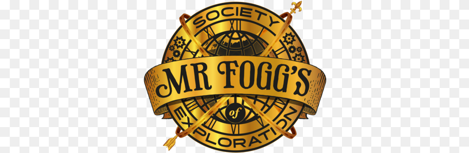 Mr Fogg39s Society Of Exploration Emblem, Badge, Logo, Symbol Png