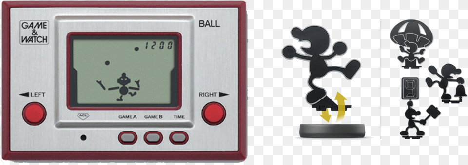 Mr Game And Watch Amiibo, Computer Hardware, Electronics, Hardware, Monitor Free Png