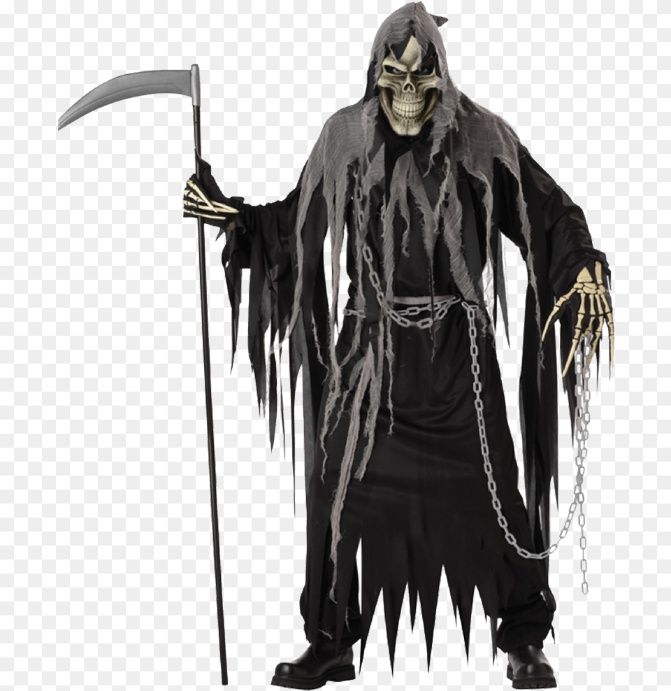 Mr Grim Halloween Costume, Adult, Person, Man, Male Free Png