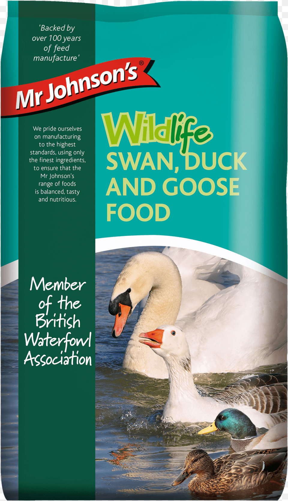 Mr Johnson39s Wildlife Swan Duck Amp Goose Food, Advertisement, Poster Png Image
