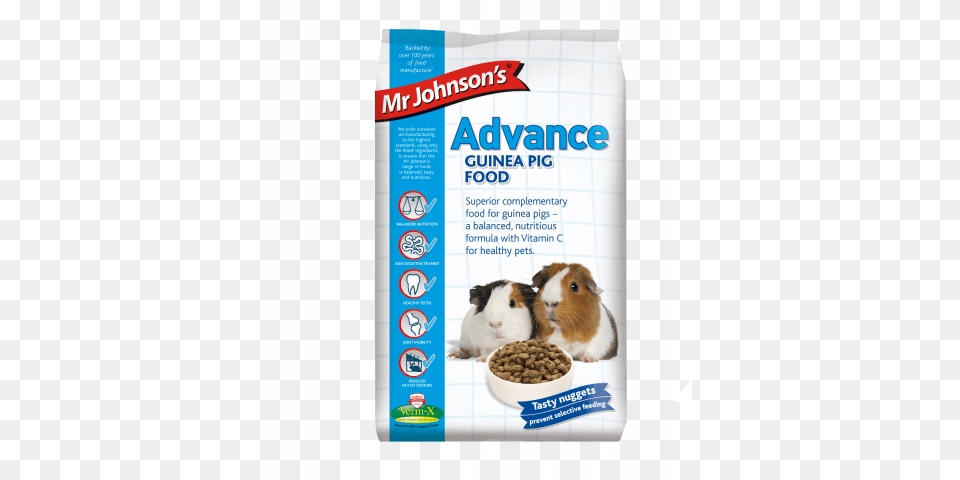 Mr Johnsons Advance Guinea Pig Food Foss Feeds, Animal, Mammal, Rodent, Cat Png Image