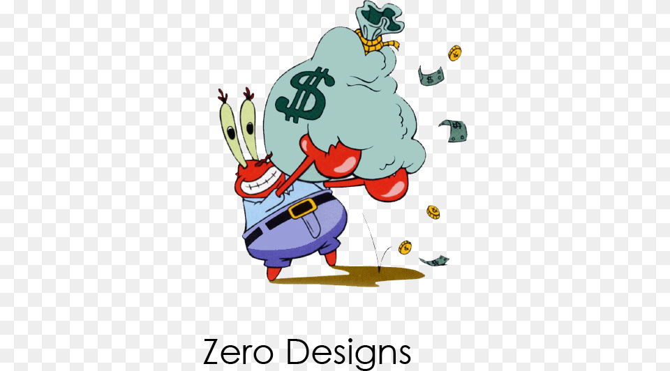 Mr Krabs, Cartoon, Baby, Person Png Image