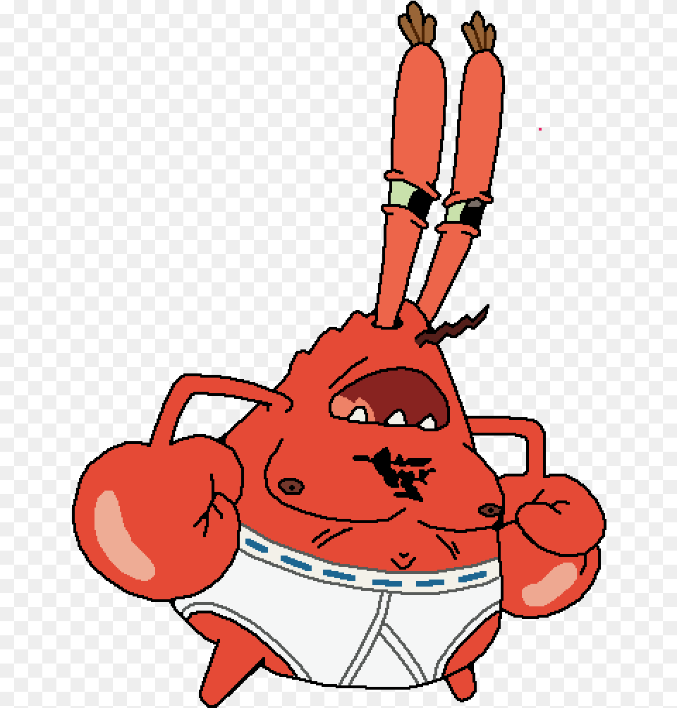 Mr Krabs, Food, Seafood, Baby, Person Png Image