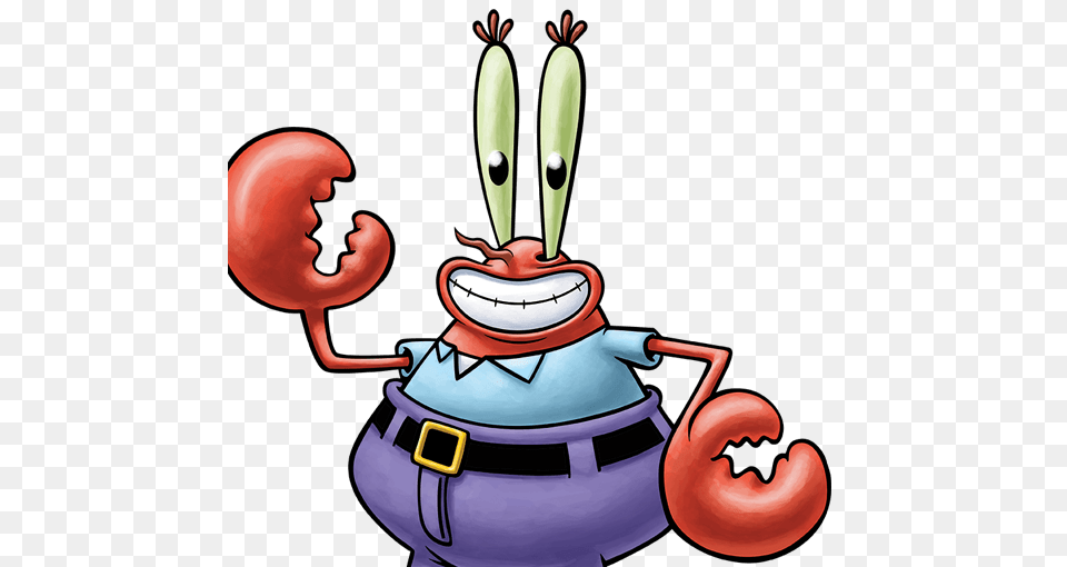 Mr Krabs From Spongebob Squarepants Cartoon Free Png