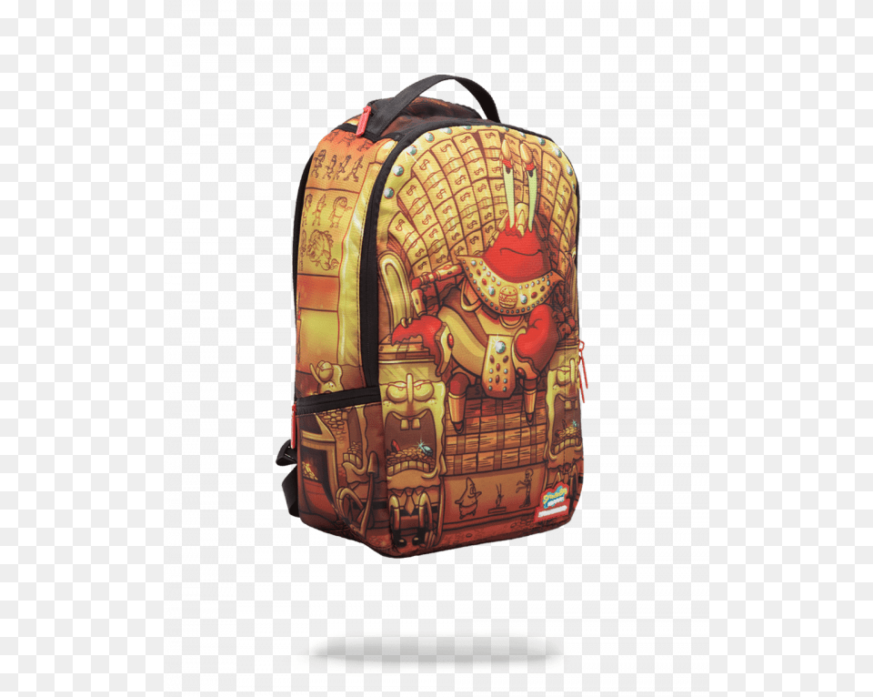 Mr Krabs Pharoah, Bag, Backpack Free Png Download