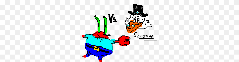 Mr Krabs Vs Scrooge Mcduck, Clothing, Hat, Art Free Transparent Png