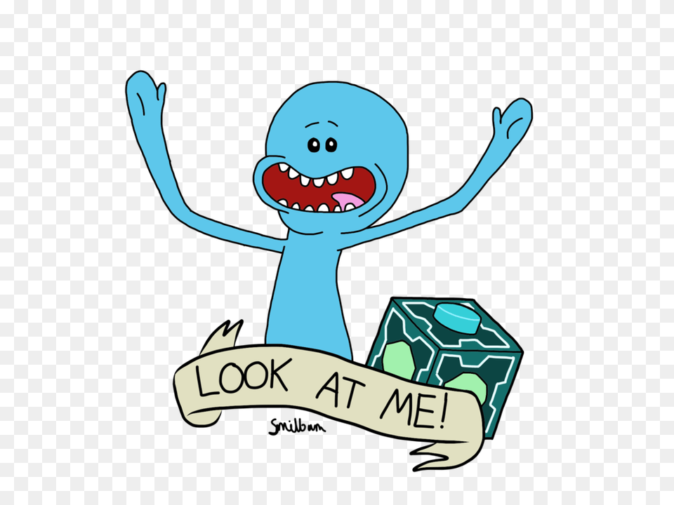 Mr Meeseeks Image, Cartoon, Sticker Png