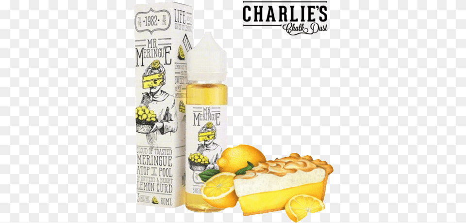 Mr Meringue Mr Meringue By Charlie39s Chalk Dust Ejuice, Citrus Fruit, Food, Fruit, Lemon Free Png Download