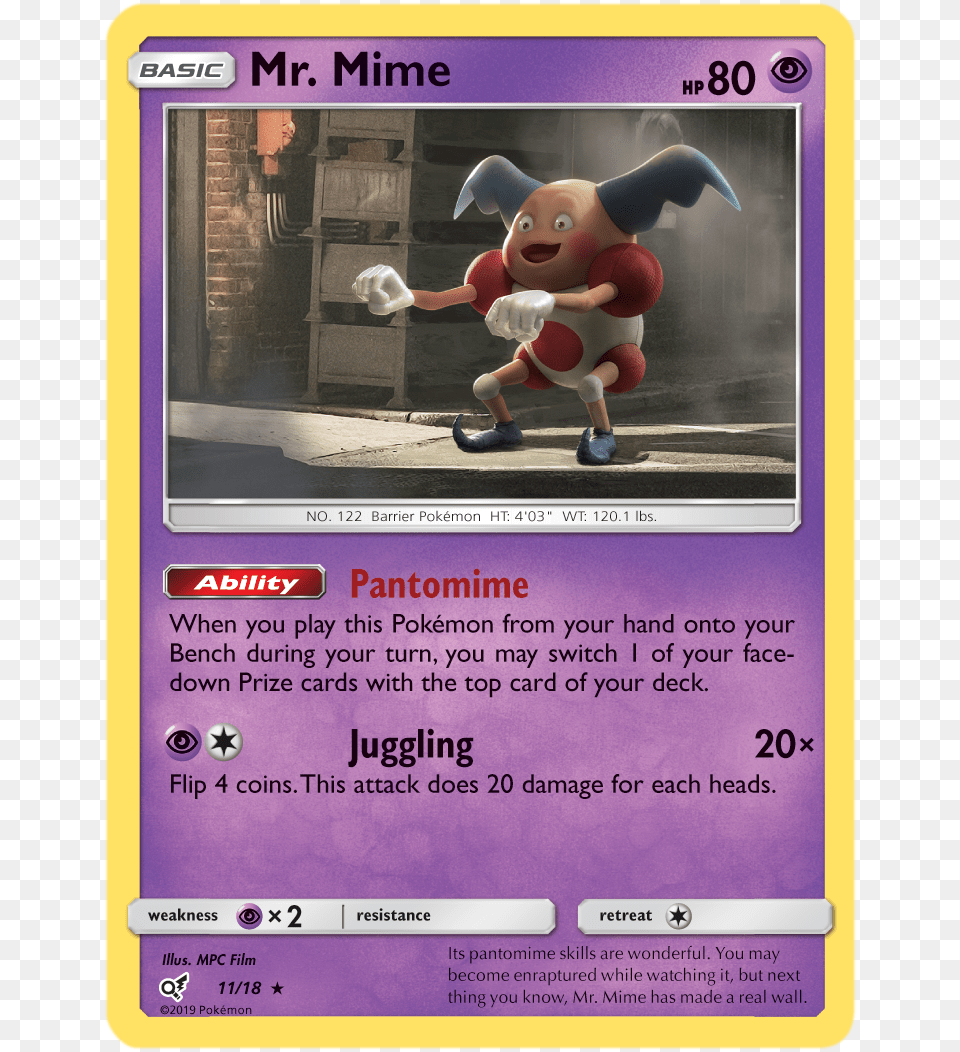 Mr Mime Detective Pikachu Card, Advertisement, Poster, Baby, Person Free Png