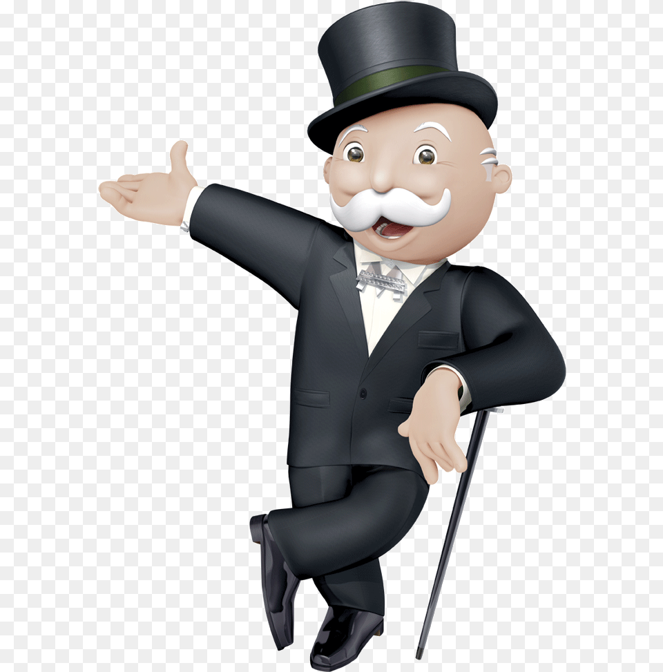 Mr Monopoly Standing Monopoly Man, Suit, Clothing, Formal Wear, Person Free Transparent Png